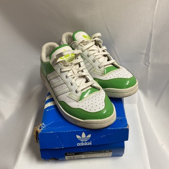 Adidas Originals Centennial Lo J Retro Patent Leather Sneaker